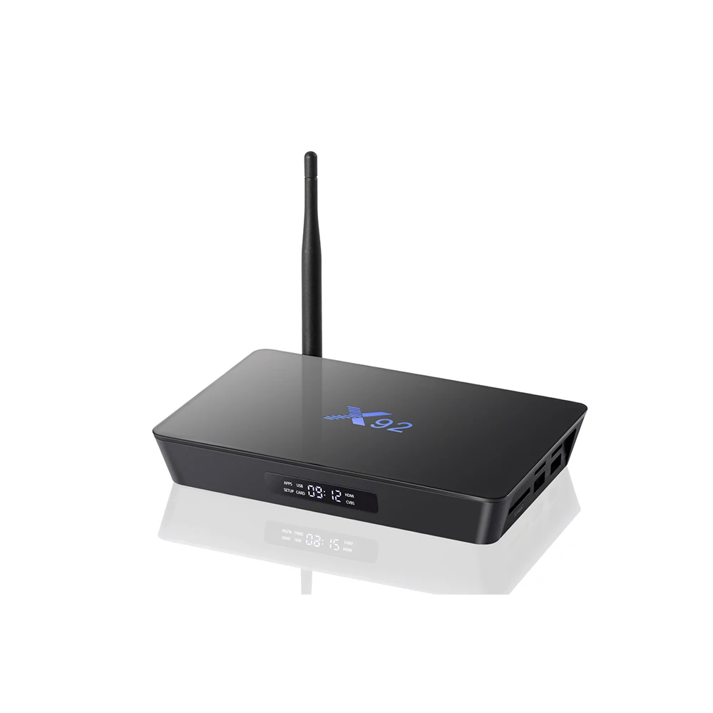 X92 2 ГБ/3 Гб 16 Гб/32 ГБ Смарт медиаплеер Android 7,1 tv Box Amlogic S912 Восьмиядерный KD16.1 двойной Wifi 4K телеприставка