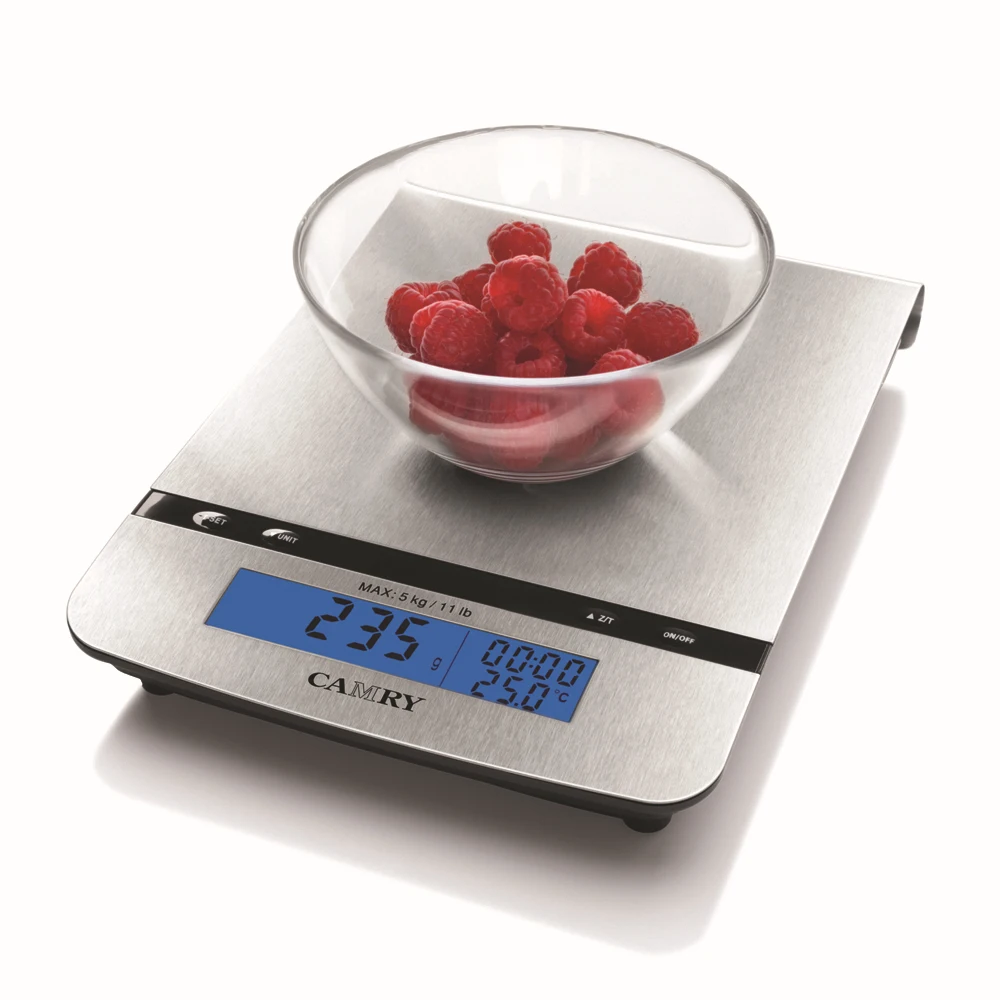 Camry 5kg Digital Household Kitchen Scales Timer Weighing Scales