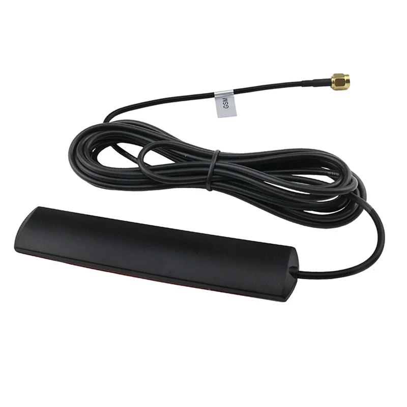 GSM GPRS 3G Car Antenna Patch Antenna RG174 SMA Adhesive Type 5DBI