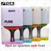 STIGA Pure Color Advance series Table Tennis Racket 5 ply blade Double pimples-in rubber Ping Pong Rackets ► Photo 3/5