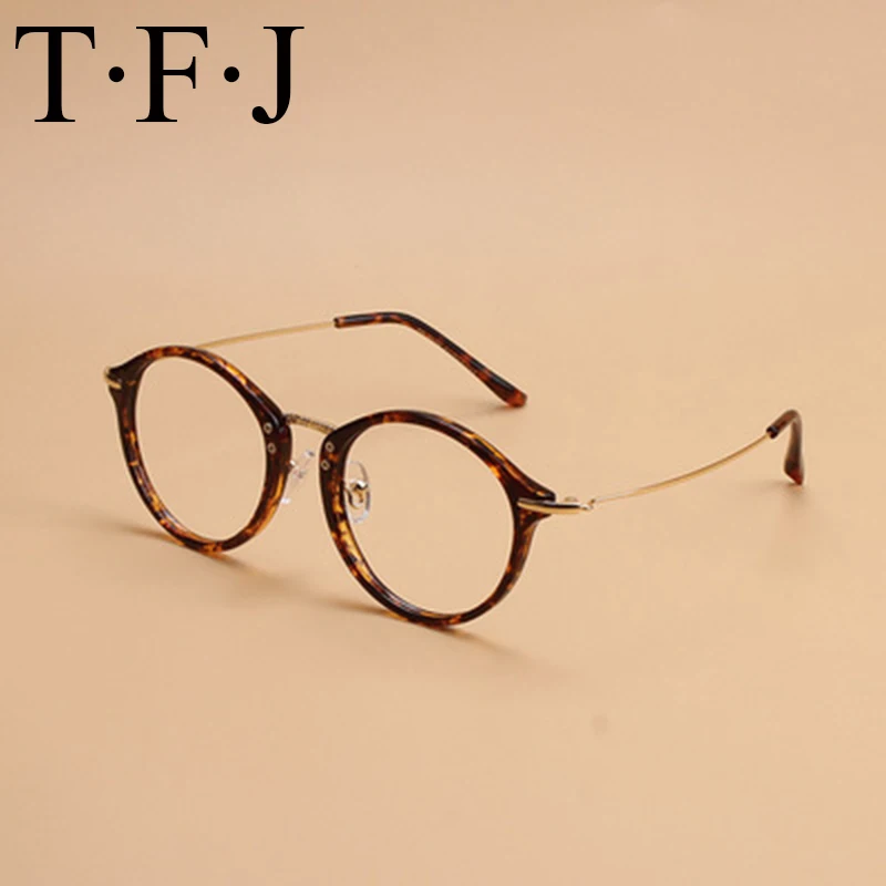 

TR90 Hipster Round Eyeglass Frames Men Women Vintage Prescription Glasses For Computer Clear Glasses Optical Myopia Eyeglasses