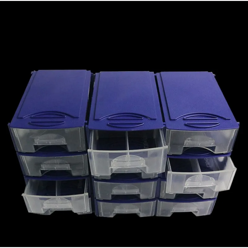 12 unid/set caja de componentes tipo cajón organizadores Caja de Herramientas contenedor Hardware taladro tornillo piezas caja de almacenamiento