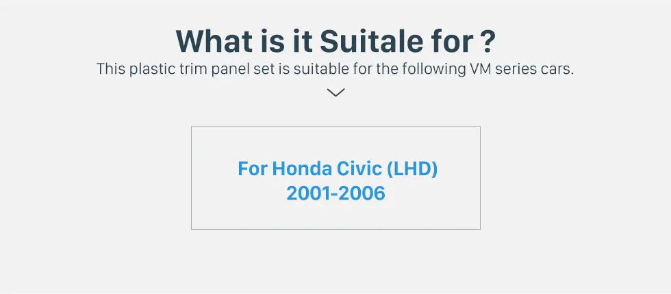 Seicane 2Din Автомагнитола фасции стерео рамка тире установка пластина панель отделка комплект для Honda Civic LHD 2001 2002 2003 2004 2005 2006