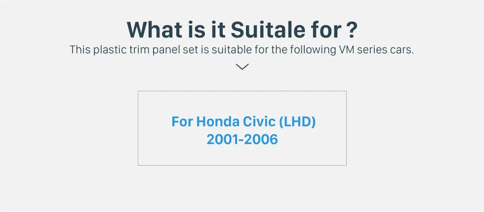 Просвет Seicane 178*102 мм 2Din автомобиль радио Панель gps рамка для Honda Civic LHD 2001 2002 2003 2004 2005 2006 установка приборной панели