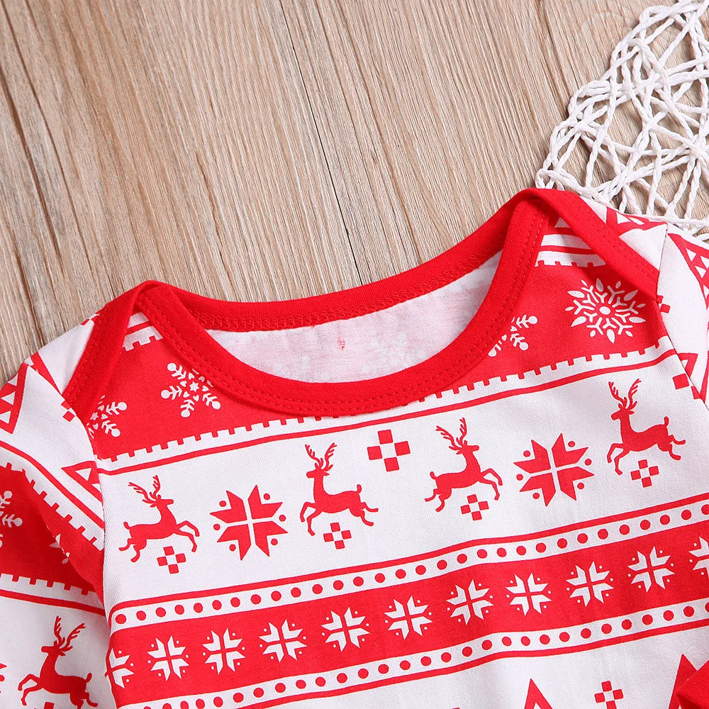 ARLONEET/Рождественский комбинезон с длинными рукавами для новорожденных; комбинезон с оленем для маленьких мальчиков и девочек; одежда; L1001