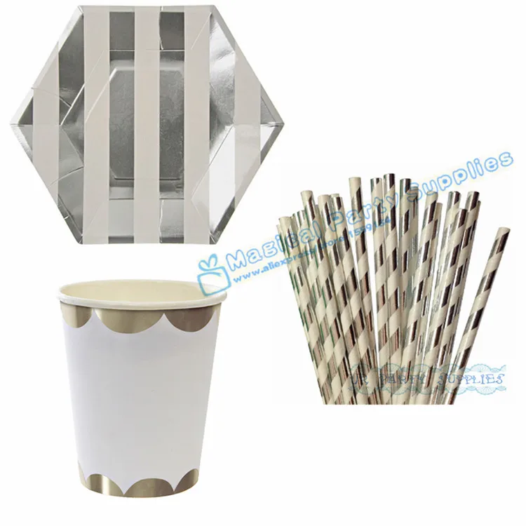Foil Stripe Tableware (23)