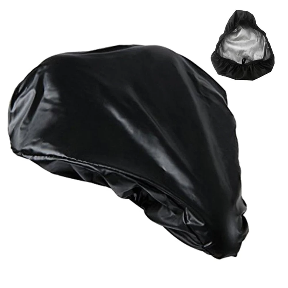 2 Pcs Waterproof Accessories Bike Seat Cycling Rain Cover With Drawstring Bicycle Protection Outdoor Recreation Dust Resistant