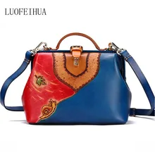 Женская сумка из натуральной кожи, оригинальная кожаная сумка ручной работы, новая сумка-мессенджер, сумка для доктора