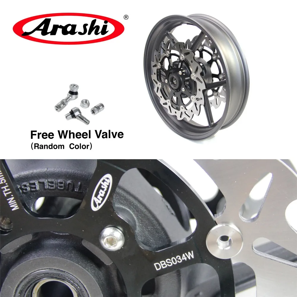 Arashi ER6N 09 12 передний обод колеса тормозной диск роторный для KAWASAKI ER 6R 6N 2009 2010 2011 2012