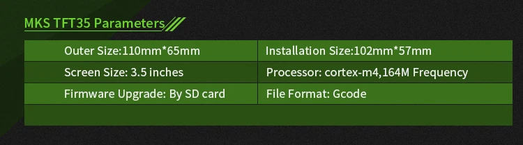 Части 3d принтера MKS TFT35 V1.0 умный контроллер 3," сенсорный экран полноцветная поддержка сглаживания обновленная TFT32 для MKS SBASE