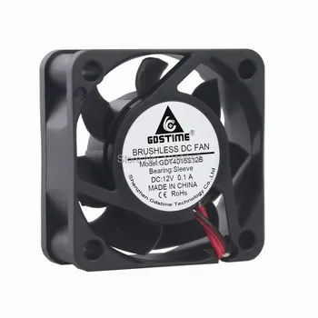 

100PCS LOT Gdstime Motor Heat Sink High Speed DC Cooling Fan 40mm 40x40x15mm 12V 2Pin