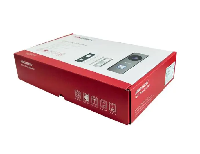 Hikvision WiFi видео звонок DS KB6403 WIP fisheye 1080 P Встроенный всенаправленный микрофон