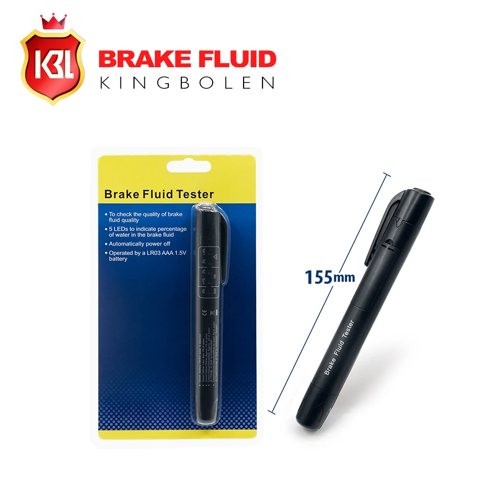 MINI Tester Car Brake Fluid Tester For Dot3/DOT4 Battery Liquid Digital