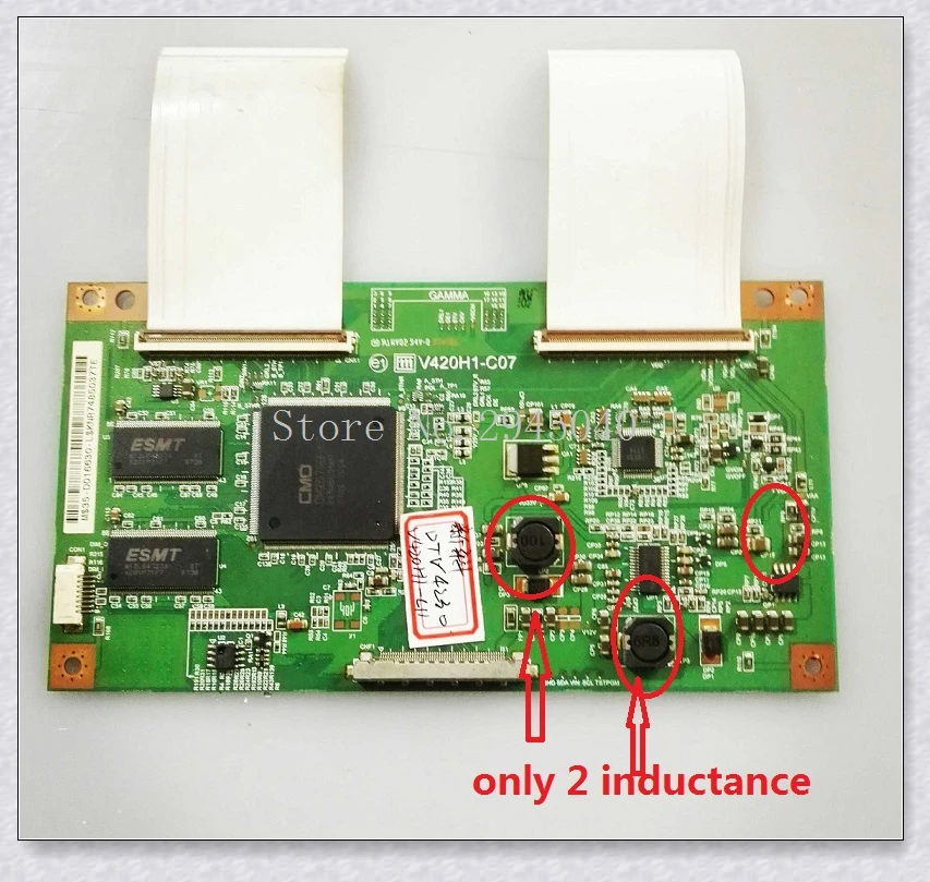 

Free shipping Original t-con V420H1-C07 V420H1-CO7, 2 inductance or 3 inductance TLM4236P logic board V420H1-C12