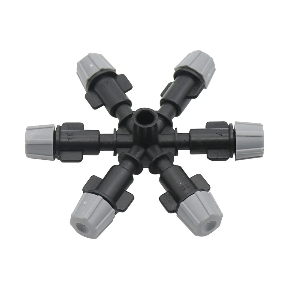 1 Pc Multi-nozzle Gray Sprinkler Garden Greenhouse Irrigation Sprayer Agriculture tools Water Fogger Cooling Misting Nozzle