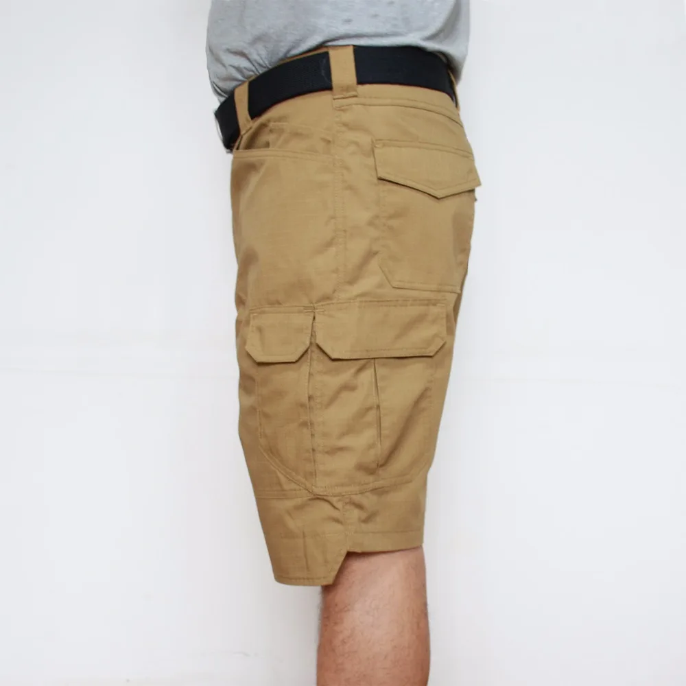 2018 Summer Short Men Work shorts Rip-stop Multiple Pocket Military tactical Short Plus Size Brand Clothing ID805-A