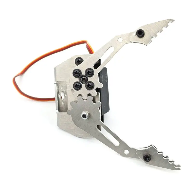 

Manipulator Paw Robot Gripper Metal Claw Mechanical Arm Clamp Kit with MG996R Servo