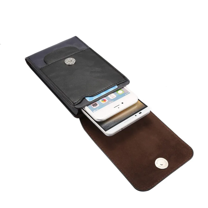 Для мужчин кожа 6,3~ 6,5 ''Винтаж кожух, чехол для мобильного телефона в стиле «хип пояс бум кошелек головные телефоны для Xiaomi Mi Max/samsung S для Iphone 7 6 Plus 5 4