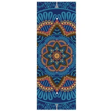 5 мм Лотос узор замша ТПЭ йога коврик нескользящий для Похудения Упражнения Фитнес гимнастика коврик Бодибилдинг Esterilla Пилатес, B#8