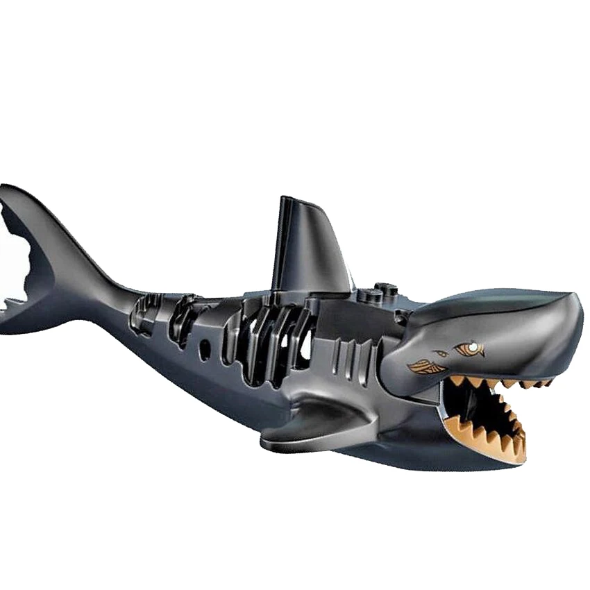 Building Blocks Ghost Zombie Shark Jack Sparrow Pirates of the Caribbean Figures Bricks Kids LEGOINGS DIY
