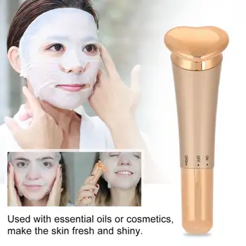 

Portable Heart-shaped Facial Massager Essence Instrument Face Beauty Device Skin Cleaner Facial Vibration Massager