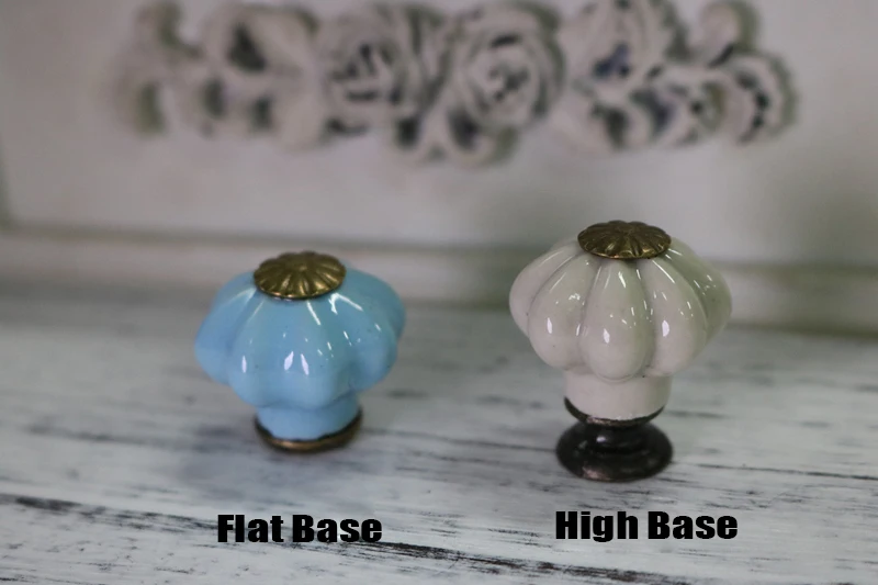 Pumpkin Crown Ceramic Knobs Furniture Handles Kids room-4