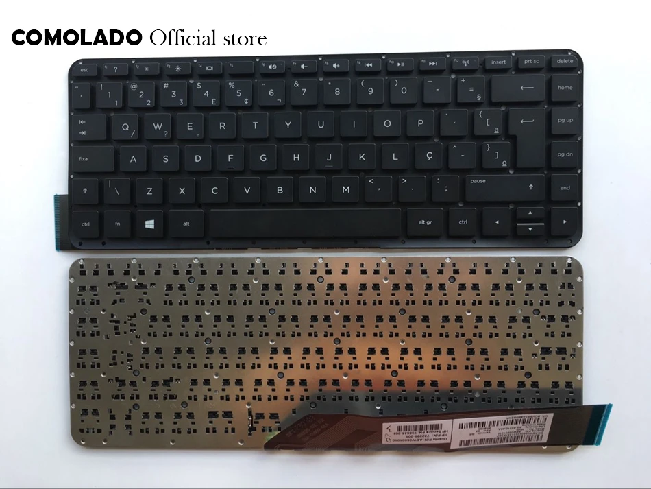 PO Portugal клавиатура для HP Pavilion 13-p100 x2 13-P 13-Z черная без рамки макет | Компьютеры и офис