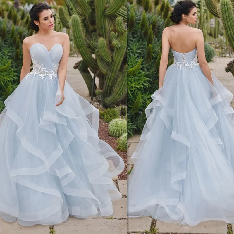 Special Sweetheart Neckline Sleeveless A line Pleat Wedding Dress with