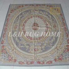 10'x14' французские Aubusson плетеные коврики ручной работы aubusson ковры