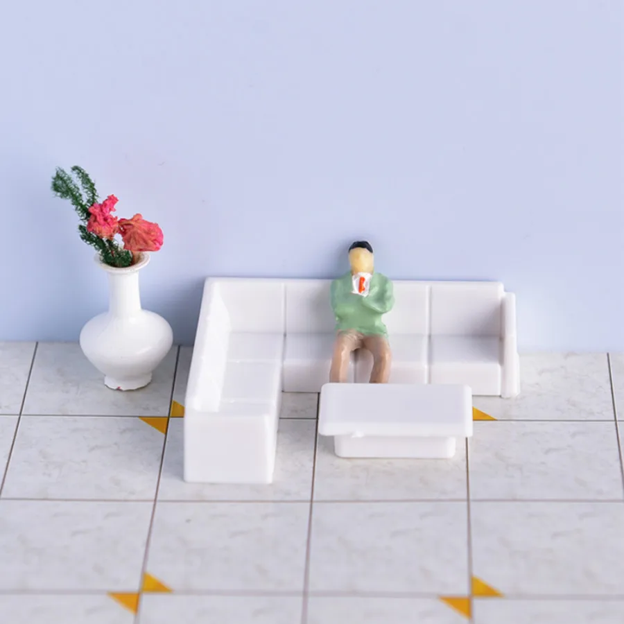 architecture model sofa kits toy (3)