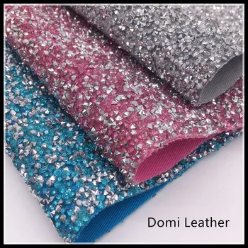

(DM6049) 45cm x 130 cm Glitter Fabric With Diamond For DIY Material