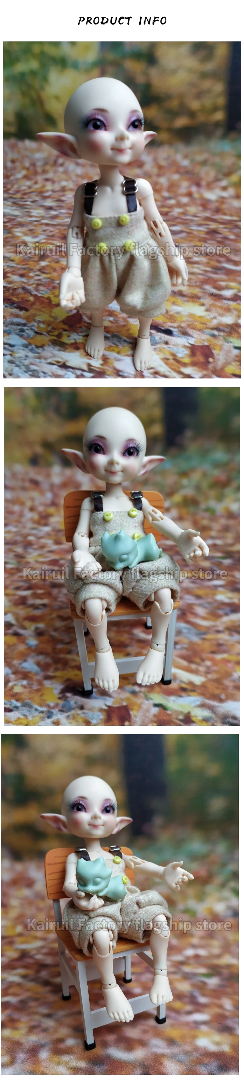 1/7 bjd кукла-пупу звуковой сигнал Рот Свободные глаза