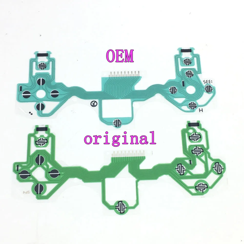 

Conductive Conducting Film Keypad Flex Cable Button flat Cable For PS4 Playstation 4 Controller Replacement PCB Circuit Ribbon