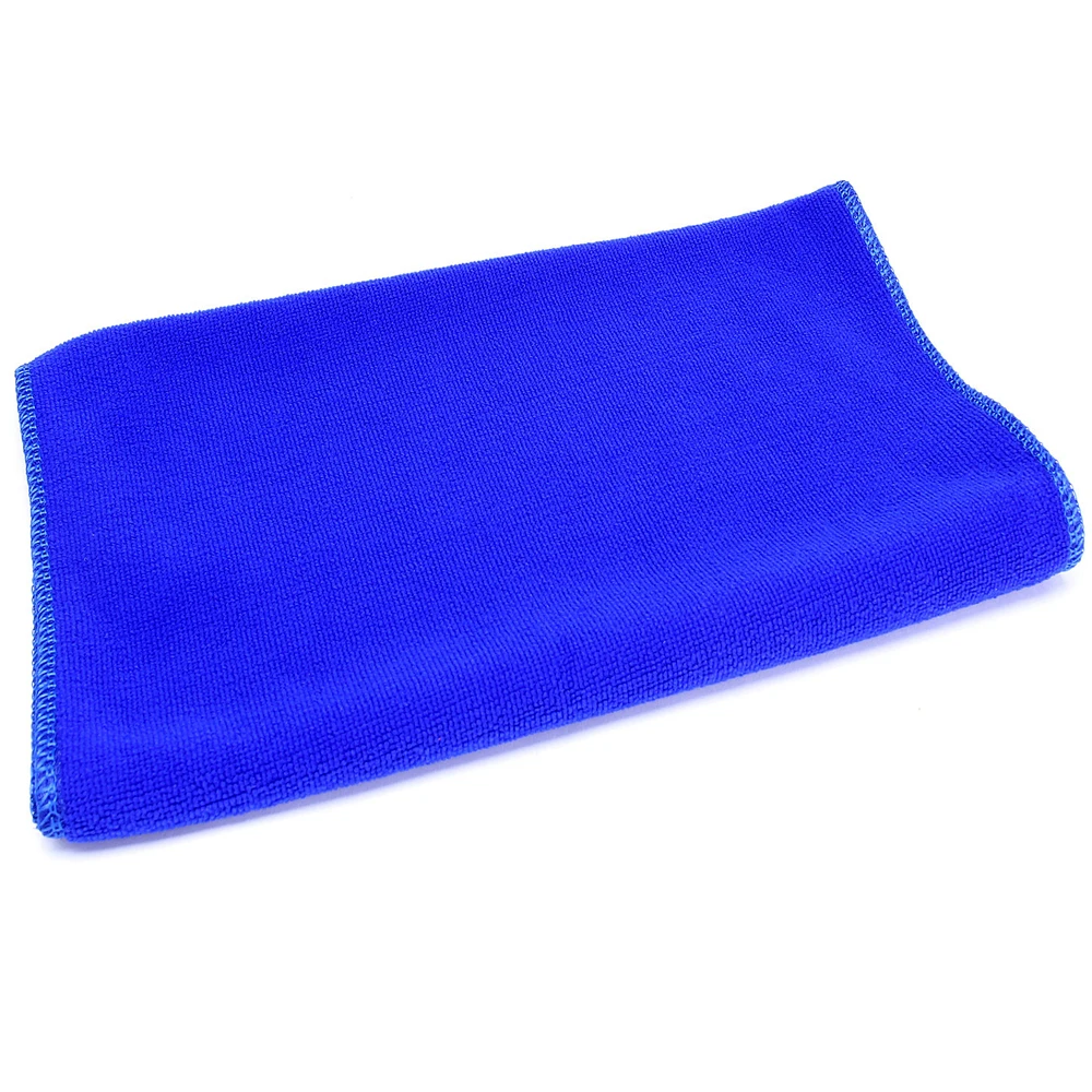 6-50 шт, 30*70 см, мягкое голубое абсорбирующее полотенце из микрофибры, чистящее полотенце для мытья автомобиля, Чистящая губка, щетка, очиститель стекла, Прямая поставка