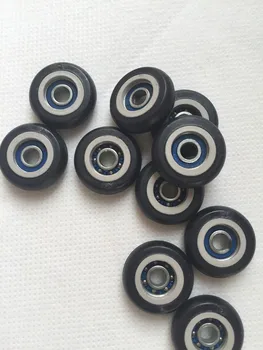 

20pcs 695ZZ Plastic Coated Pulley Tire Wheel Arc Ball Bearing 5x23x7.5mm