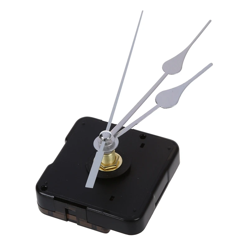 

Clock Movement Mechanism with Silver Hour Minute Second Hand DIY Tools Kit