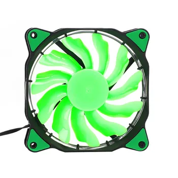 

Quiet 120mm DC 12V 3+4pin LED effects Clear Computer Case Fan For Radiator Mod Suitable for water cooling#T2
