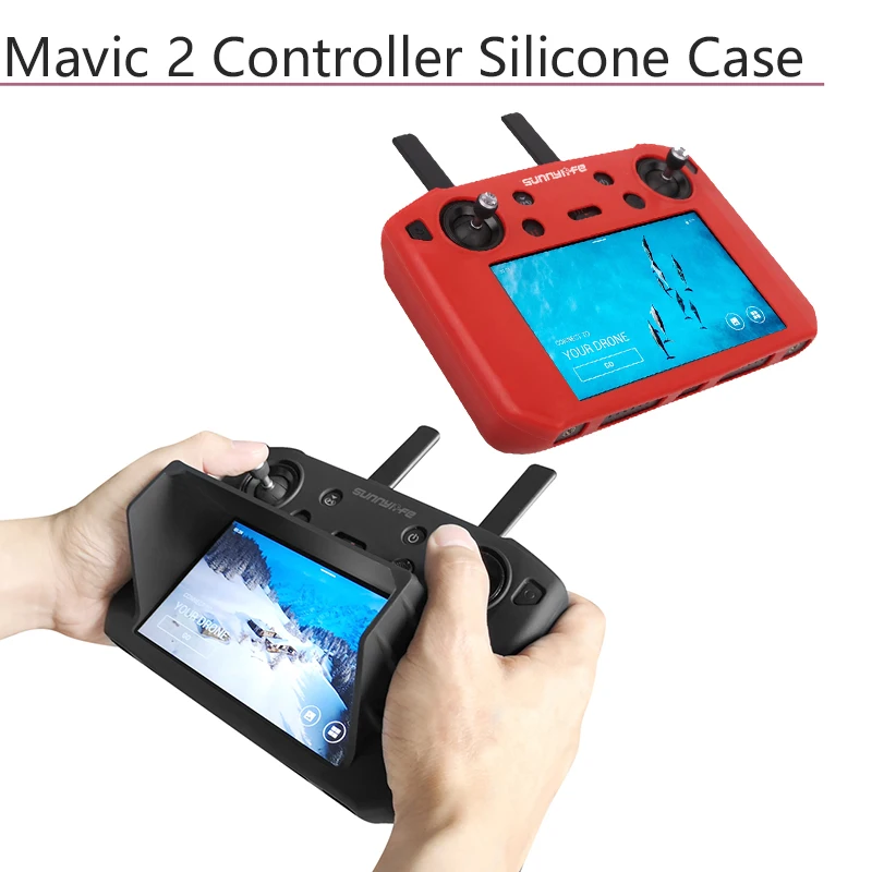 For DJI Mavic2 Smart Controller Sunnylife Silicone Protection Cover Sun Hood Kit