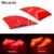 Niscarda 2 PCS Per Lexus IS250 IS300 IS350 2014 2015 2016 LED Paraurti Posteriore Del Riflettore di Luce Rosso Auto Auto del Freno fog Trim Lampada di Coda