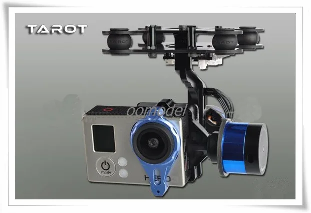 Tarot G-2D Gopro Brushless Gimbal with Gyro TL68A00 Tarot 2 axis Camera Mount Tarot Multirotor Spare Parts FreeTrack Shipping tarot jr remote control fpv display rack tl2916 tarot multicopter multirotor spare parts freetrack shipping