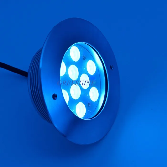 DC24V 27 Вт Inground RGB Открытый Uplighting многоцветный подземный свет светодиодный IP67 светодиодный свет в бетоне 4 шт./лот