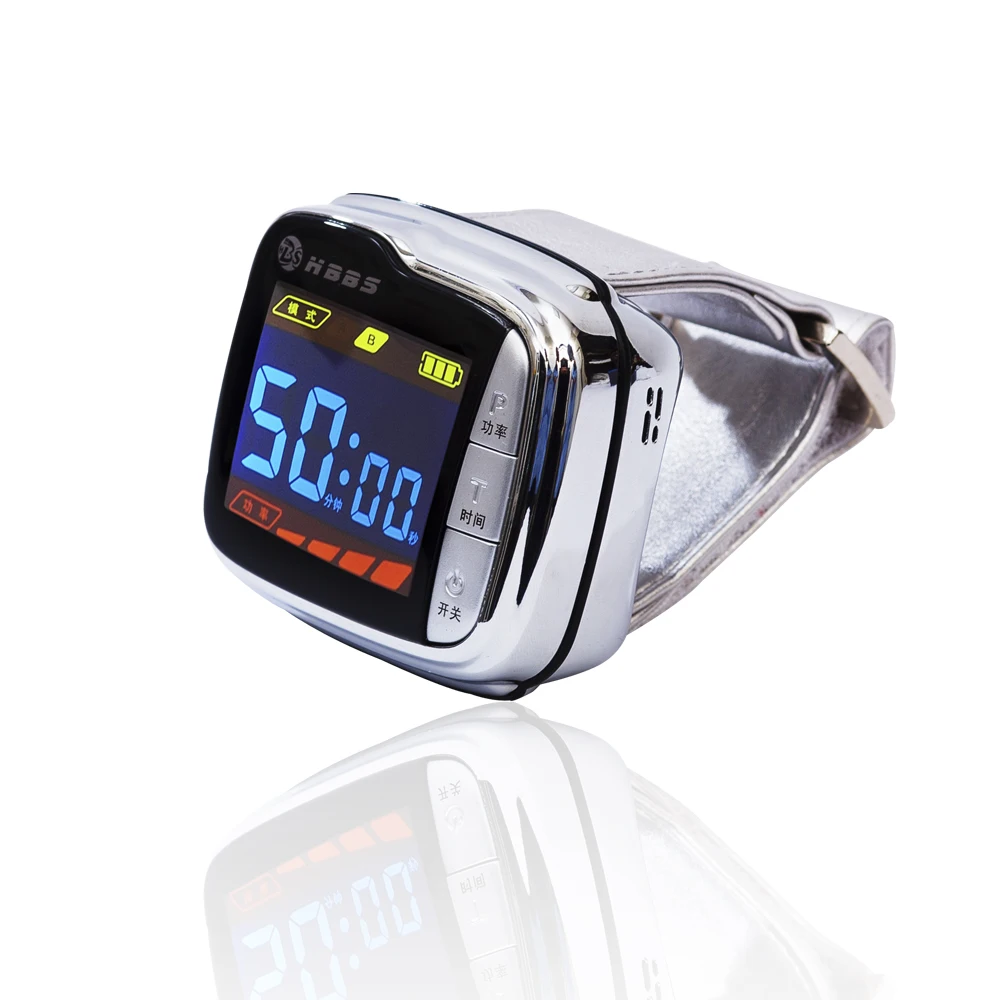 

Hot sale home care laser light therapy instrument wrist watch type