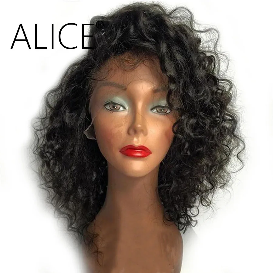 curly lace front human hair wigs