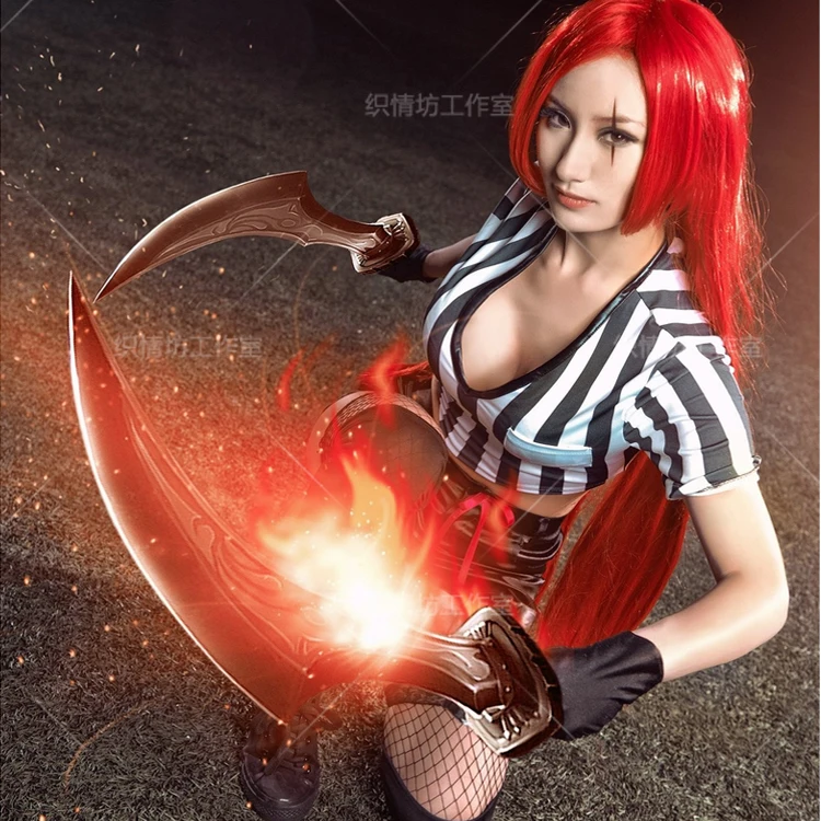 

LOL Katarina Baby Single Size Uniforms Cosplay Costume Free Shipping