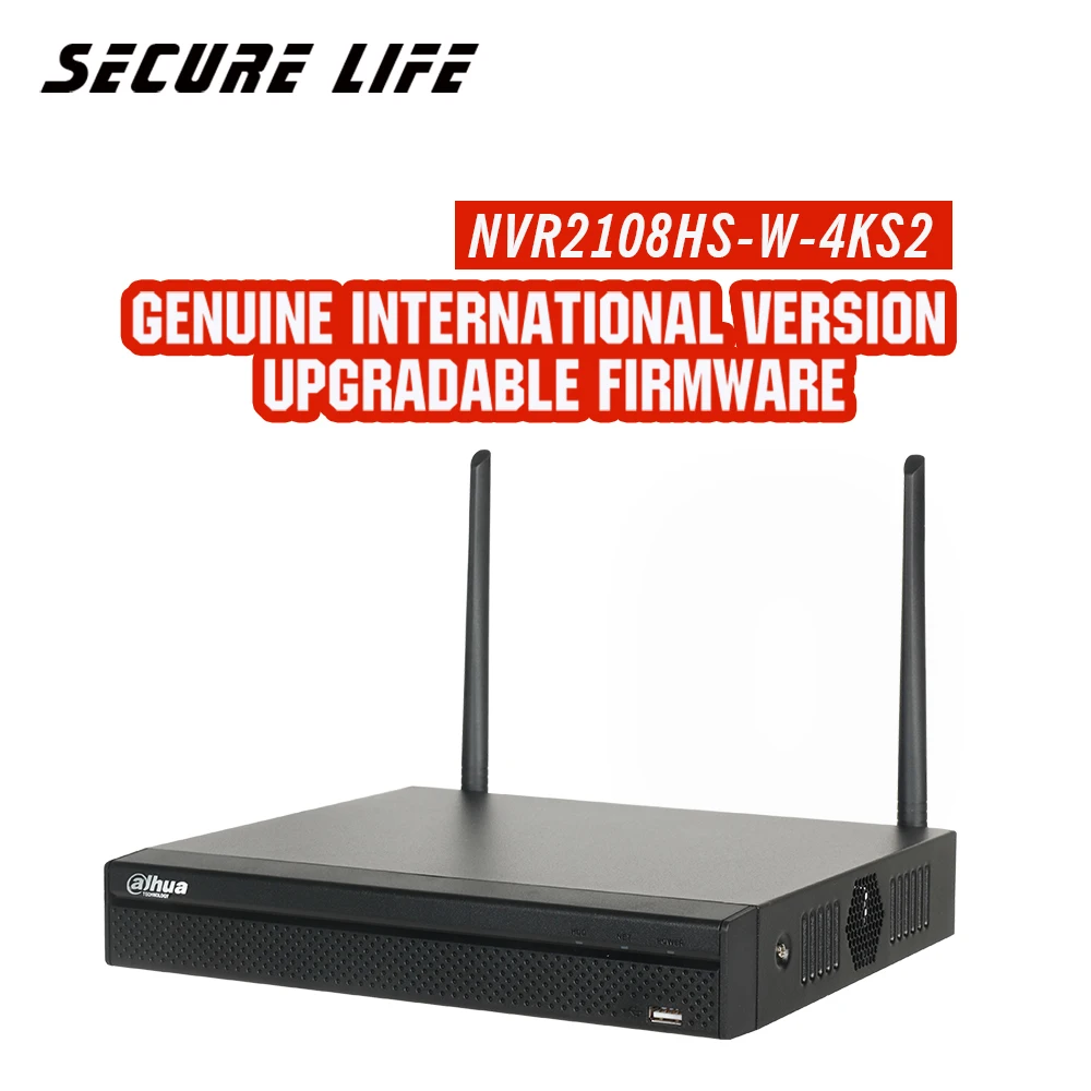 Английская версия с логотипом wifi NVR 8ch 4K NVR2108HS-W-4KS2 H.265 + беспроводной сетевой