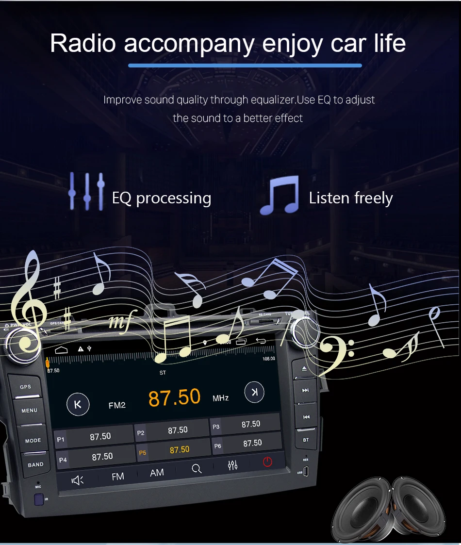 Discount Eunavi 2 Din Android 9.1 Car Dvd Player For Toyota Corolla 2007 2008 2009 2010 2011 In Dash Car Radio Gps Video Wifi Bluetooth 17