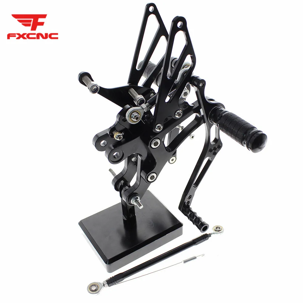 

For YAMAHA YZF R1 YZFR1 1998-2003 2002 2001 2000 CNC Aluminum Alloy Motorcycle Rearset Footrest Footpeg pedal Foot peg Rear Set