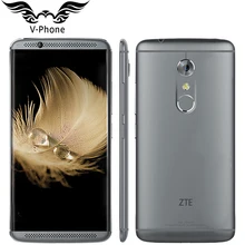 Original ZTE Axon 7 A2017 4G LTE Mobile Phone 4/6GB RAM 64/128GB ROM Snapdragon 820 Quad Core 2.15GHz 5.5inch 20.0MP Fingerprint