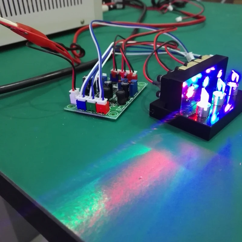 300mW RGB Red Green Blue Combined laser Mini White Laser Module Stage Lighting