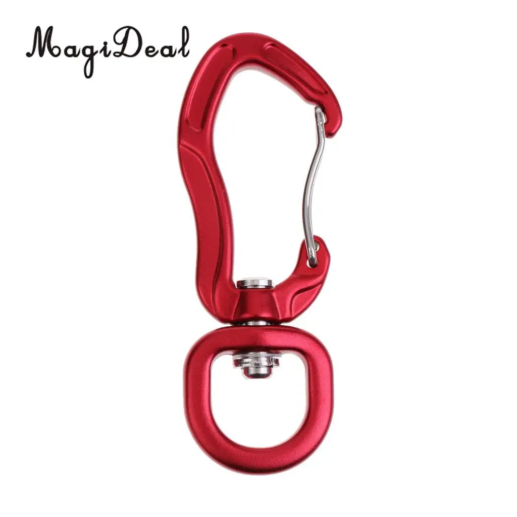 

MagiDeal 400KG Safety Rappel Swivel Carabiner Device Hanging Connector Outdoor Rock Climbing Abseiling Downhill Climb Equipment